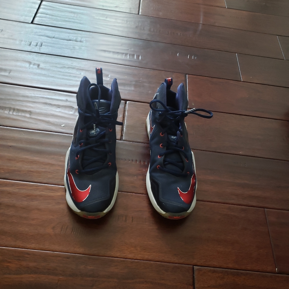 Navy Red & White Lebron XIII GS